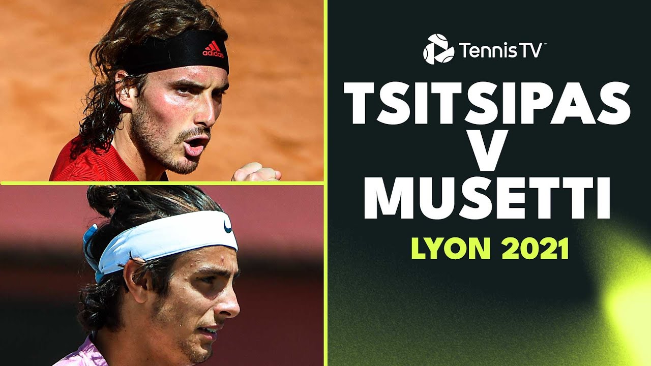 Stefanos Tsitsipas vs Lorenzo Musetti Lyon 2021 Extended Highlights