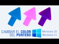 Cómo CAMBIAR COLOR del Cursor (puntero) en Windows 10 y Windows 11 | Tutorial Fácil y Rápido