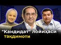 Kadr muammosi | "Kandidat loyihasi taqdimoti