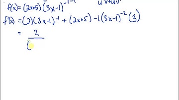 MCV4U 2.3 The Product Rule Video 3