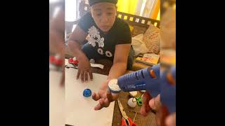 2.2 Átomo Maqueta Elaborada Con Materiales Reciclables