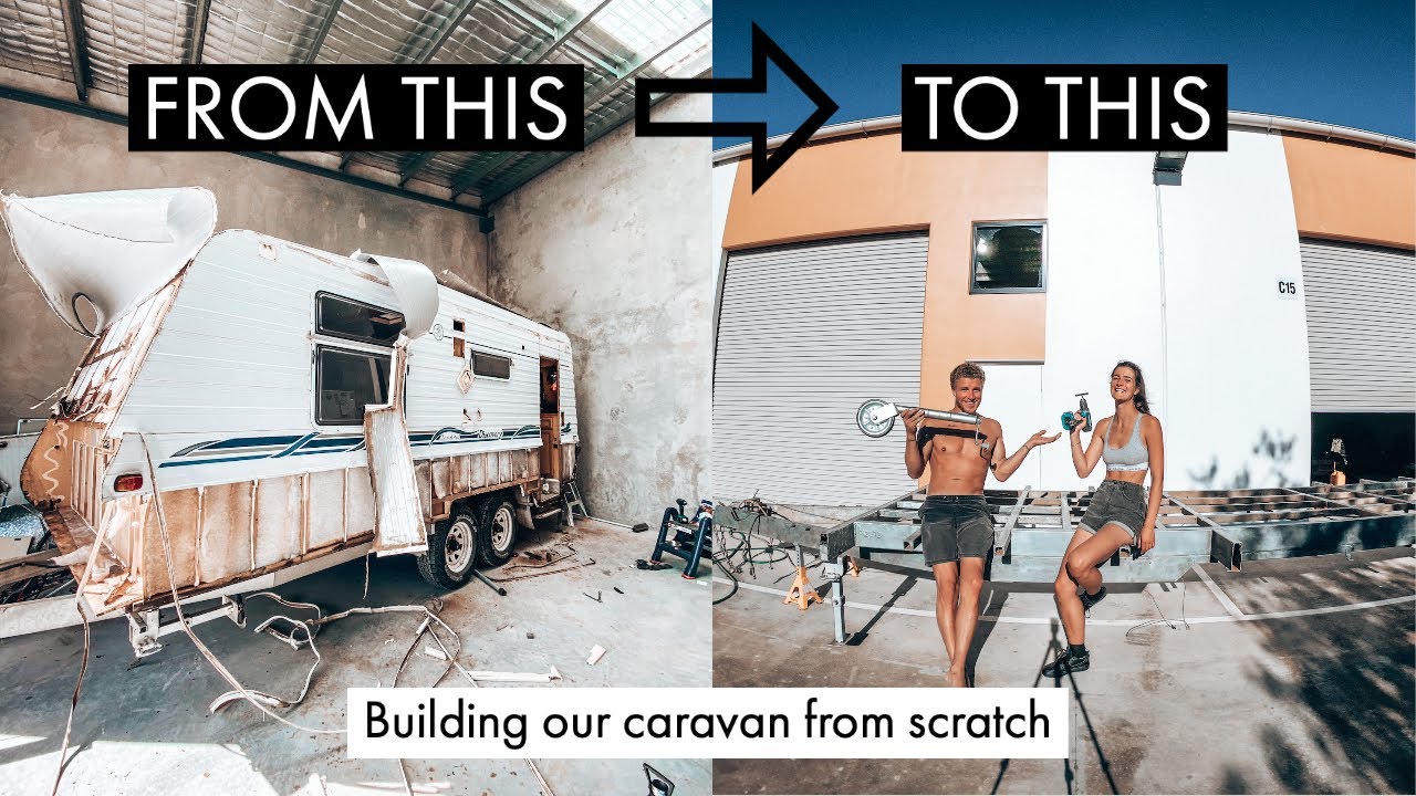 Caravan renovation: The beginning of our van build - YouTube