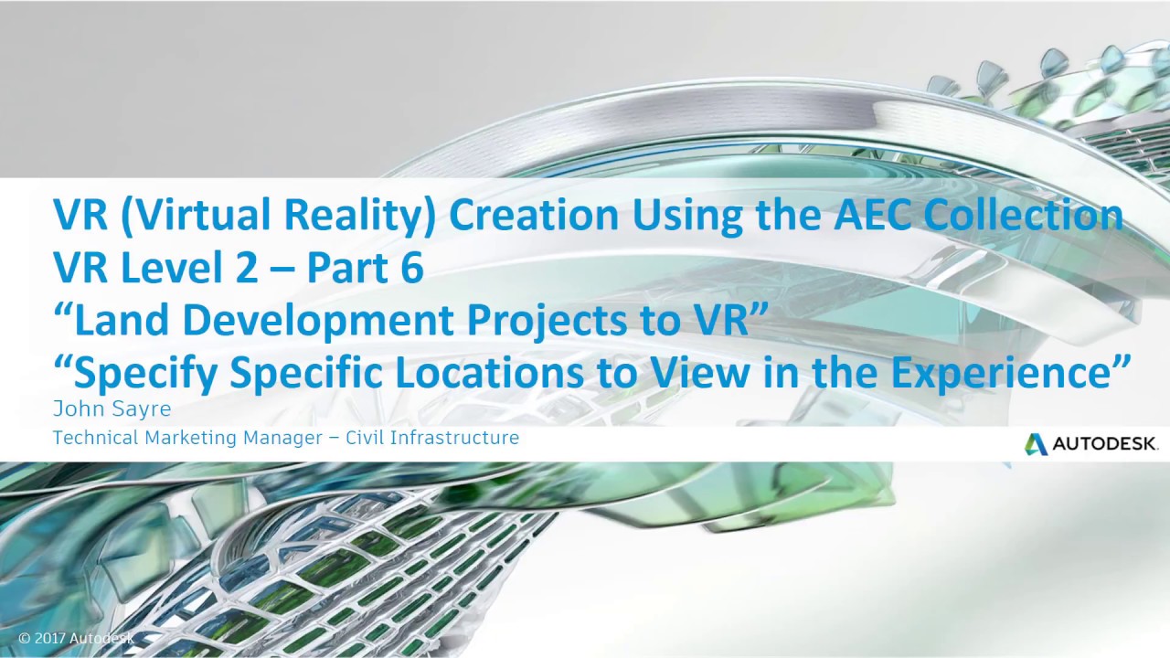 Vr Creation Using The Aec Collection Vr Level 2 Part 6 Land