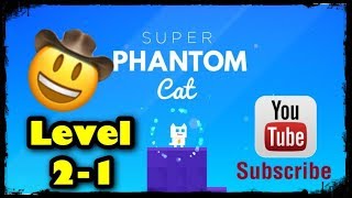 Super Phantom Cat level 2-1 on iOS iPhone gameplay لعبة القطة البيضاء على الايفون screenshot 2