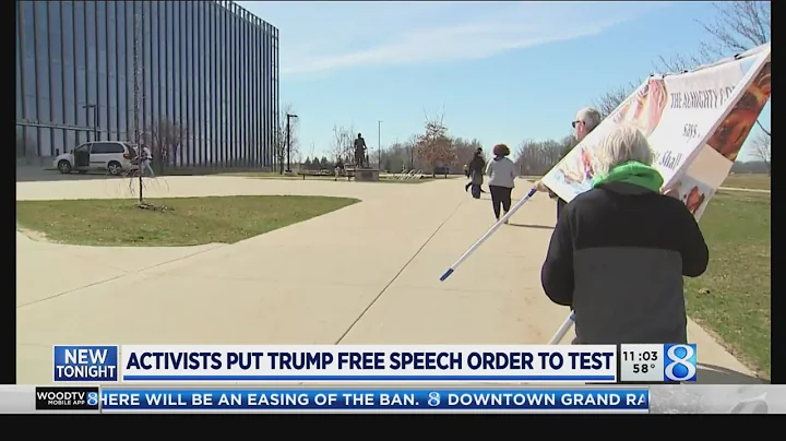 Anti-abortion group ‘tests' Trump's order at GVSU