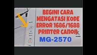 Mengatasi Error 1401 Canon MG2570s, mengatasi kode error 1401, support code 1401 printer canon