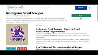 Instagram Email Scraper