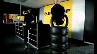 Human precise ad for Dunlop Zones