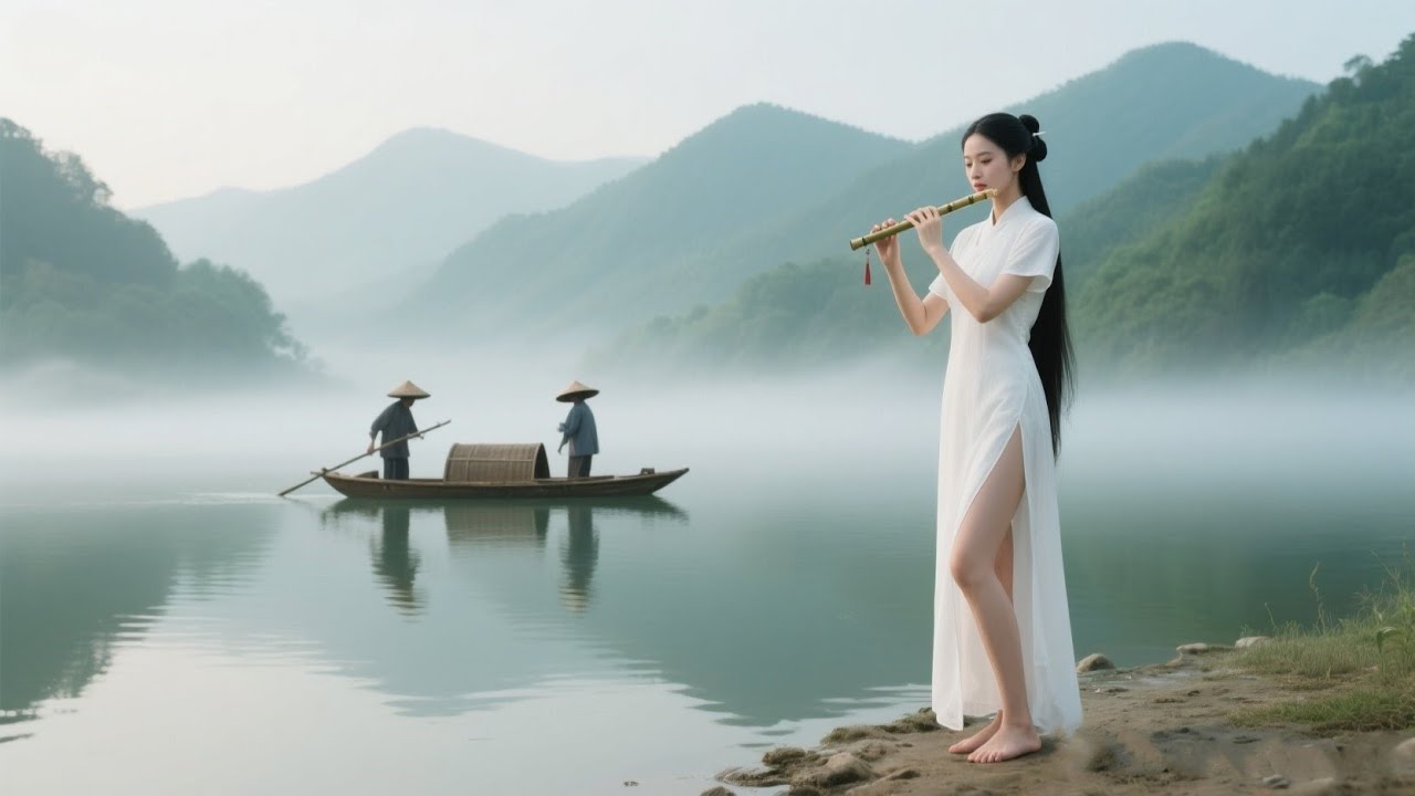 Лучшая китайская дзен-музыка🌿Бамбуковая флейта (Дизы) и Гучжэн🌿Мелодия и успокаивающая музыка,
