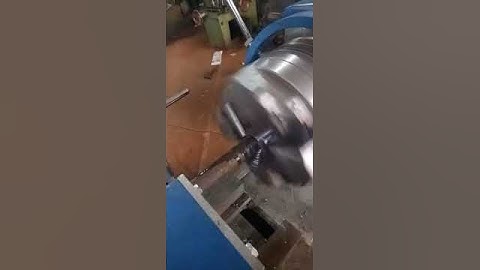 Linco B72 Threading Machine Threading sample 63mm #machine #thread #threadingtools #threadcutting