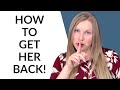 SHE LOST INTEREST (HOW TO RE-ATTRACT HER & GET RESULTS FAST!)