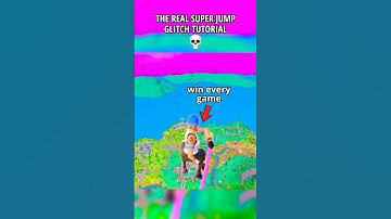 THE REAL SUPER JUMP GLITCH TUTORIAL in Fortnite Simpsons... 💀 #fortnite #shorts #gaming