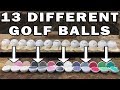 13 Different Golf Balls vs 60,000 PSI Waterjet