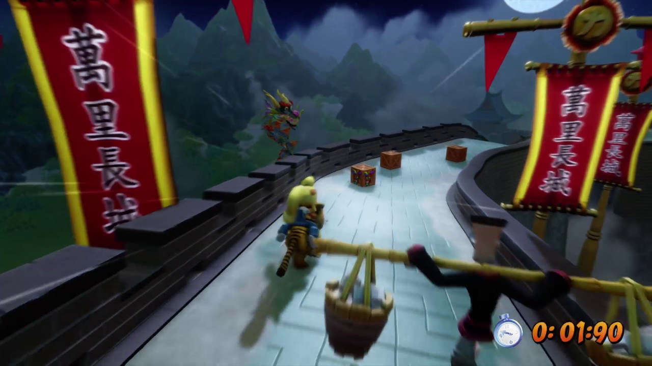 Crash Bandicoot N. Sane Trilogy - Crash Bandicoot Warped Midnight Run Platinum Relic