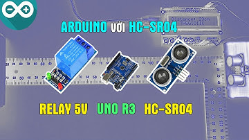 HC-SR04 Cảm Biến Siêu Âm Kích Module Relay Mức Cao 5V (HC-SR04 Ultrasonic Sensor)