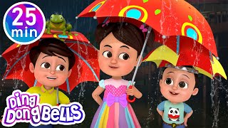 Barish Aayi Cham Cham Cham  9 More Rhymes In Hindi  Nursery Rhymes  Ding Dong Bells