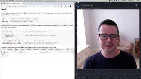 WEB222 Week 02 Part 3 - Function Scope and Closures