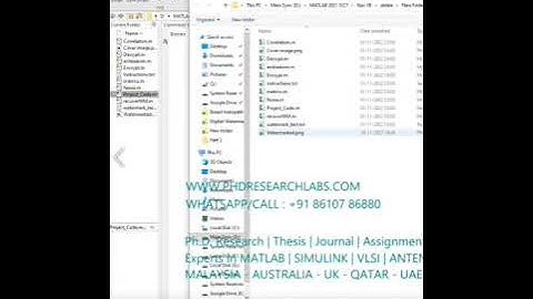 Digital watermarking using matlab