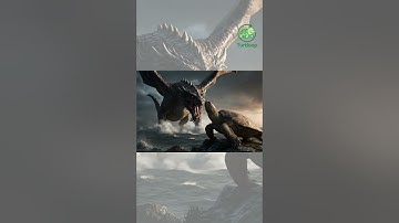 🐉🐢 เต่าน้อยพบมังกร #funnyturtle #turtloop #animation #shorts  #loopvideo