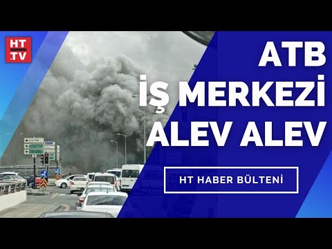 #SonDurum Ankara'da iş merkezi yanıyor!