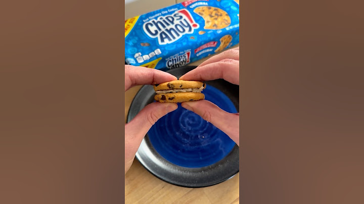 chips ahoy! + frosting in the middle = goated 🔥