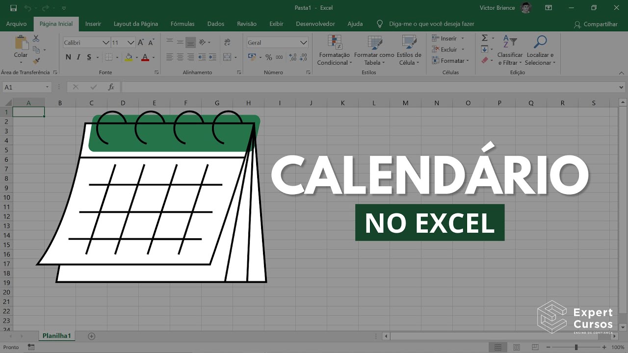 Como inserir um calendário na célula do Excel