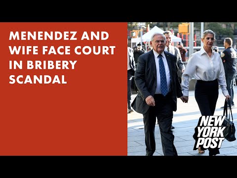 NJ Sen. Bob Menendez’s wife totes Chanel purse to NYC court as couple pleads not guilty