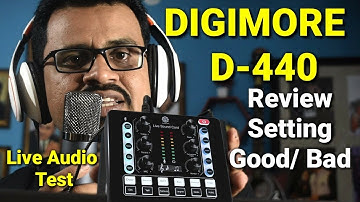 DIGIMORE D440 | Studio Kit Headphones and Sound Card| Detailed Setup | Unboxing | Review |Audio Test