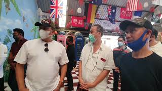 Bapak Bambang Soesatyo dan Ajik Krisna Memberi Bantuan untuk Panti Sosial Tresna Werda Wana Seraya