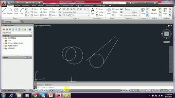 AutoCAD tutorial Circle Command Video 8