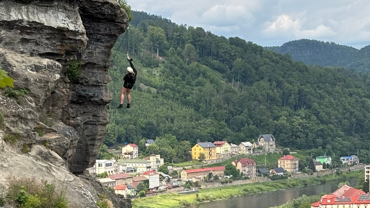 Via Ferrata Pastyrska Stena (Decin, CZ): Pastyr, Frona, Stribrna vule, Rock Empire, Memento HTW