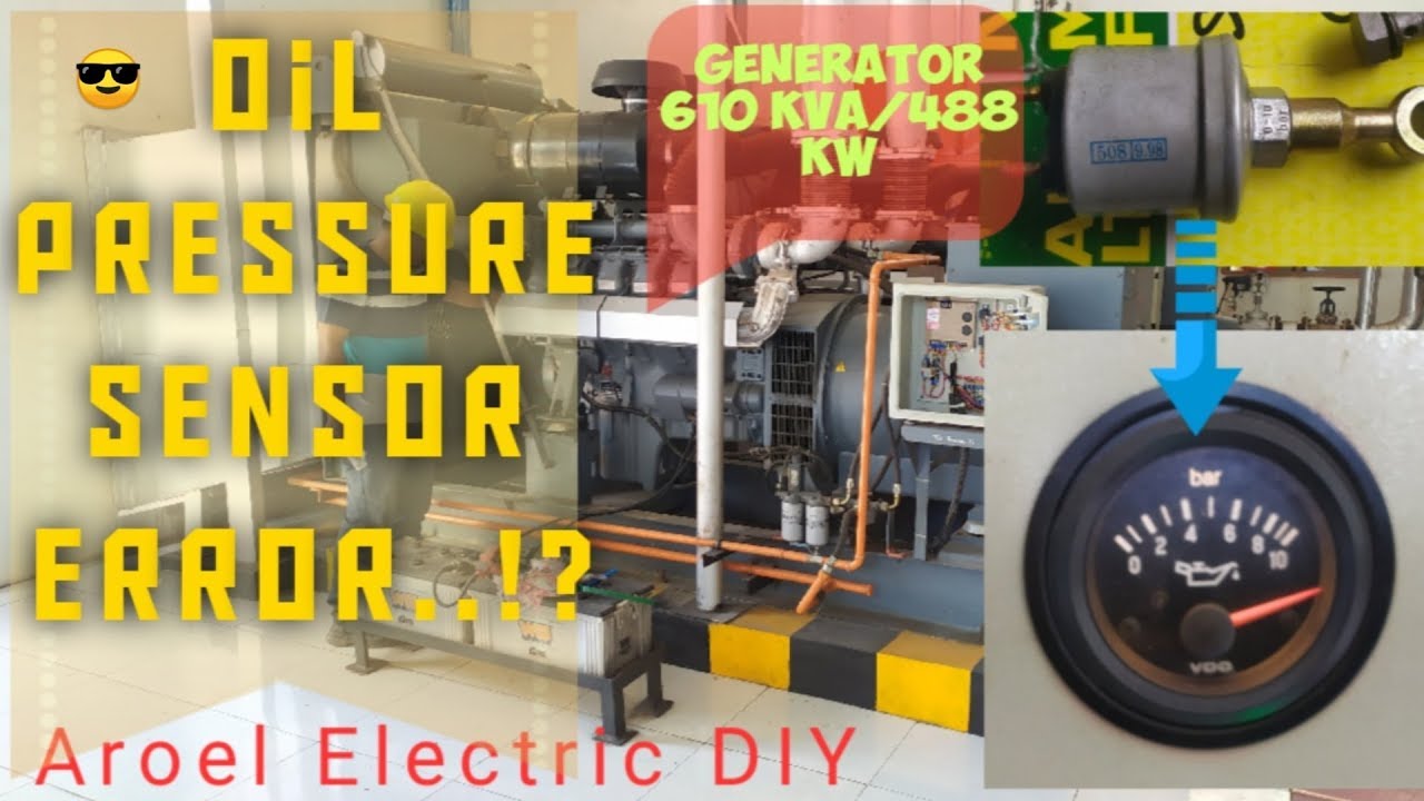 Mengatasi Masalah Oil Pressure Sensor Error Pada Generator Genset Man Youtube