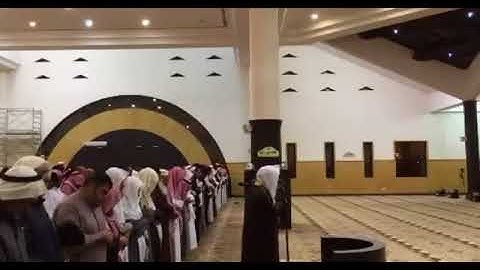 خواتيم سورة الرحمن بإداء فريد وباكي للشيخ ياسر الدوسري عشاء الخميس ٨ ٥ ١٤٣٩هـ