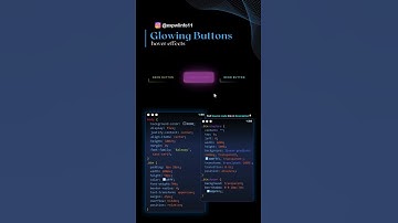 Glowing Buttons Hover Effects #css #html #c++ #python #programming #coding #webdevelopment #shorts