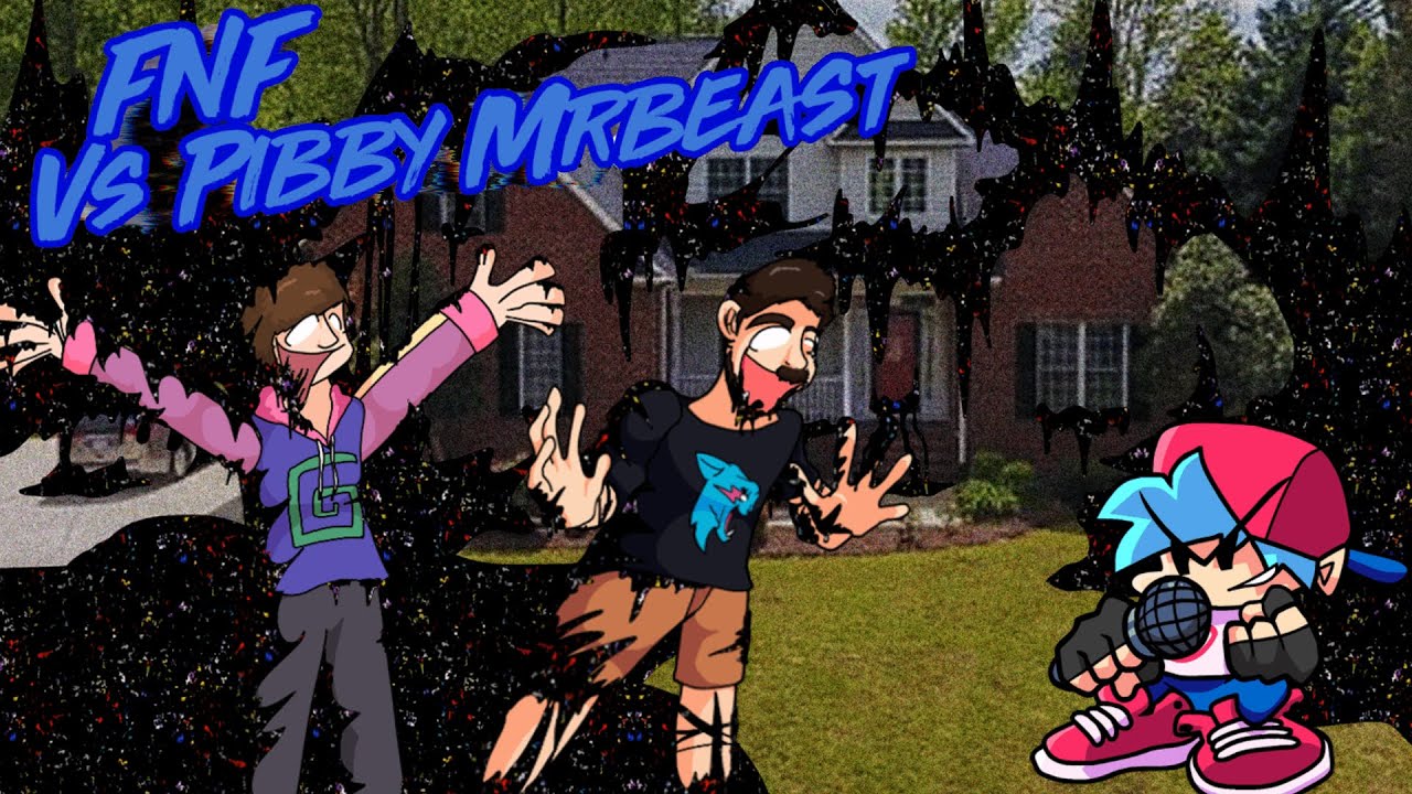 FNF mrbeast meme Vs RUSH Sings Doors  FNF Attack of the Killer Beast Mod x  Roblox Doors Cover 