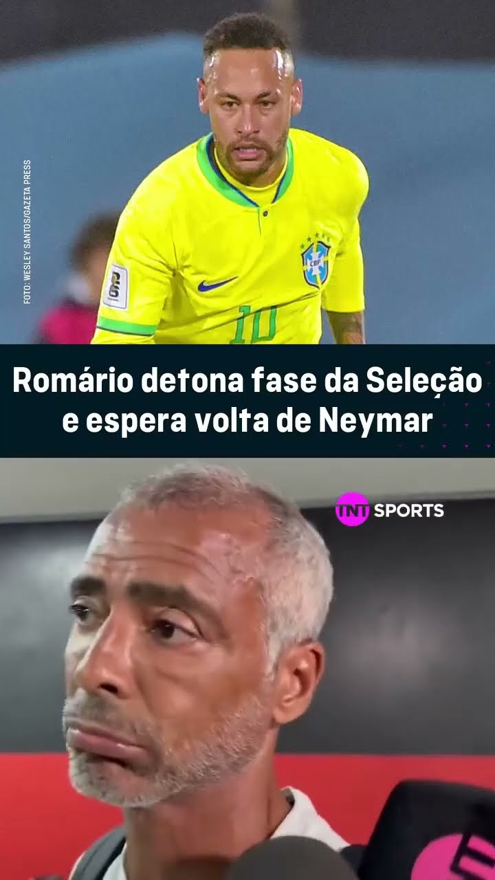 ROMÁRIO DETONA FASE DA SELEÇÃO BRASILEIRA E PEDE VOLTA DE NEYMAR!