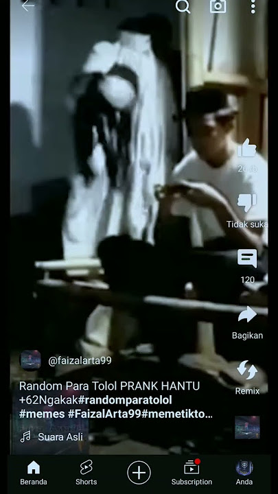 Random para  Tolol PRANK HANTU  62Ngakak