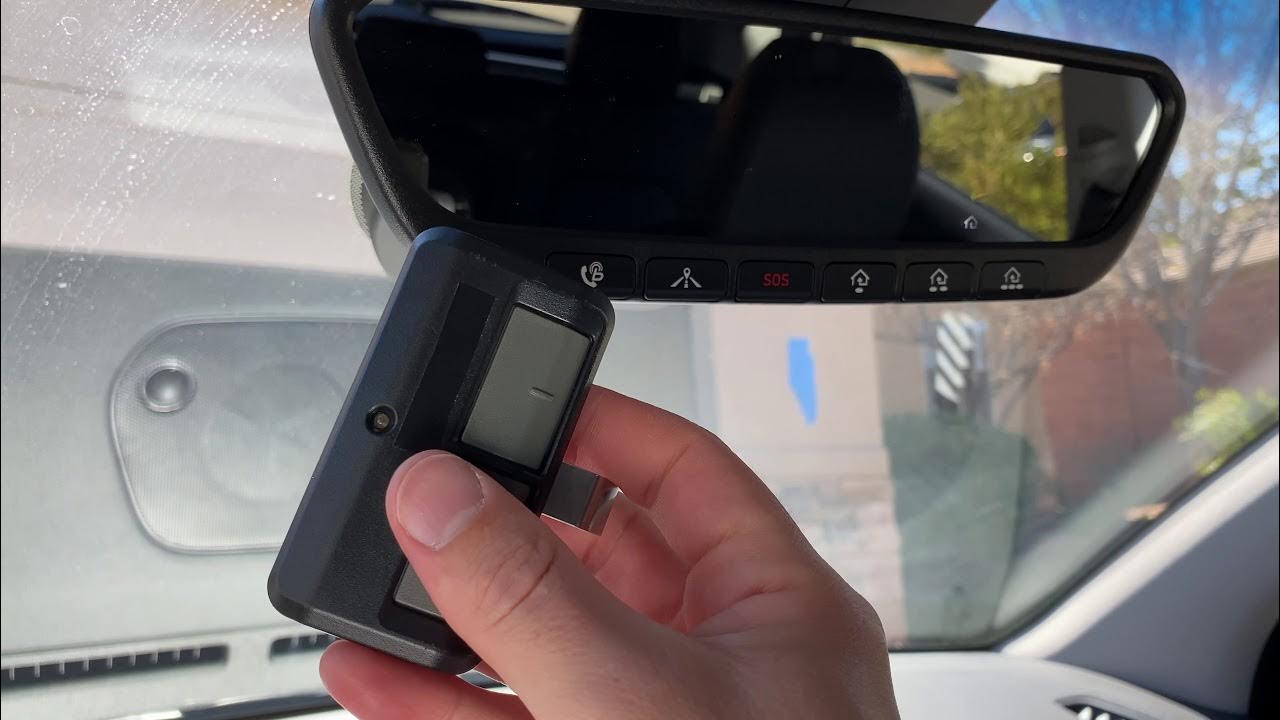 How to Pair Garage Door Opener 2021 Hyundai Tucson YouTube