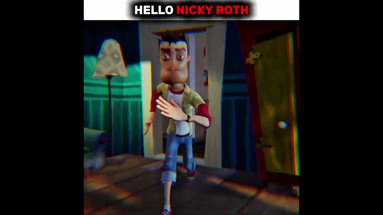 Hello Neighbor Original vs With Nicky💀 