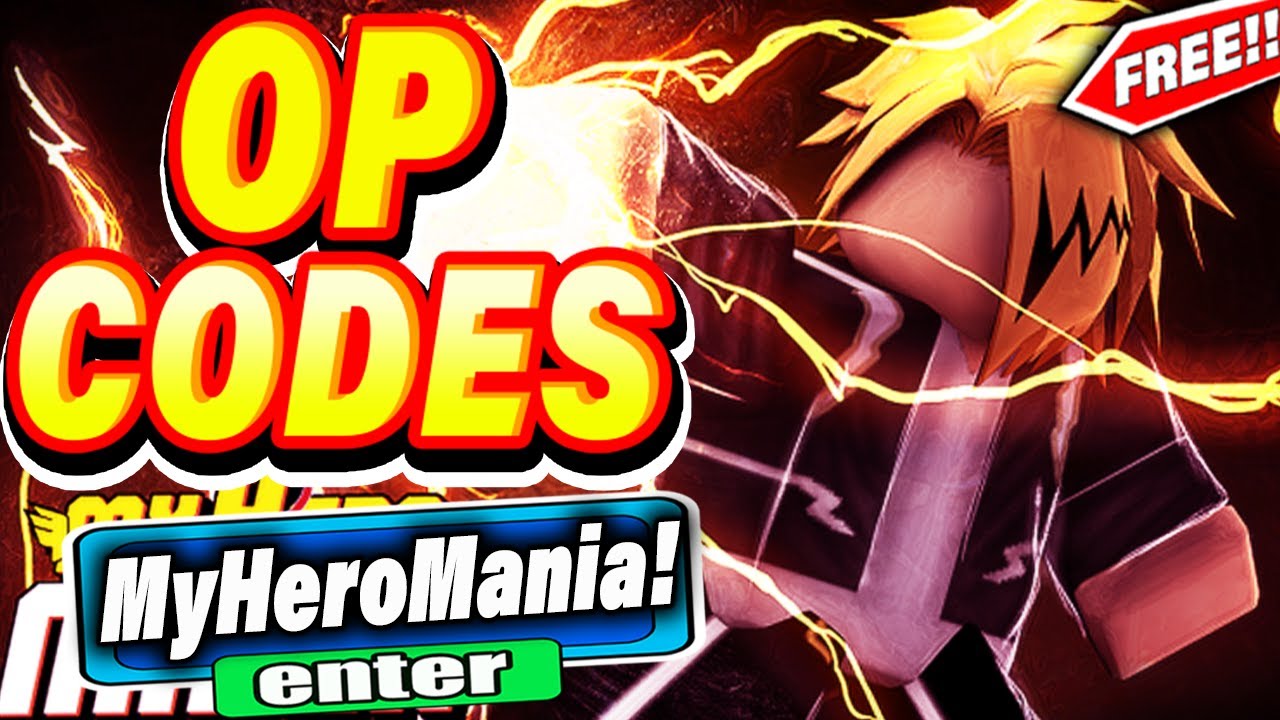 ALL* MY HERO MANIA *NEW CODES*, LEGENDARY SPIN CODES & SECRET CODES (My  hero mania) Roblox 