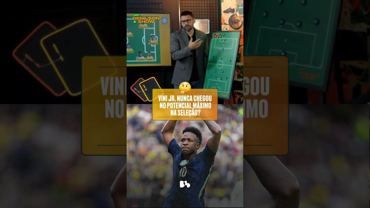 "VINI JR NUNCA FOI O CARA NA SELEÇÃO BRASILEIRA!" | Denilson é Show | ge tv #shorts #seleçãobr