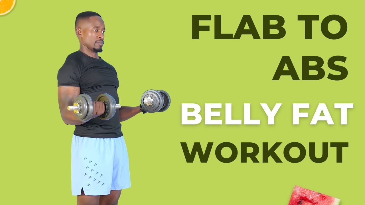 FLAB TO ABS DUMBBELL WORKOUT = 20-Minute Dumbbell Workout for Belly Fat