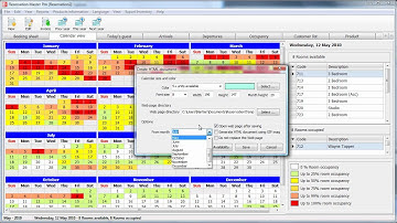 Creating availability calendar for your web site