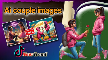3D Couple Images With Name photo editing | bing image creator tutorial | bing ai