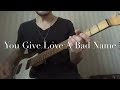 You Give Love A Bad Name/Bon Jovi guitar cover 弾いてみた!(50s Japanese Rock Guitarist)