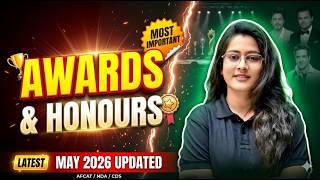 Awards &amp; Honours 2026 🏆 | Complete Current Affairs Revision for NDA, CDS, AFCAT, SSC 2026