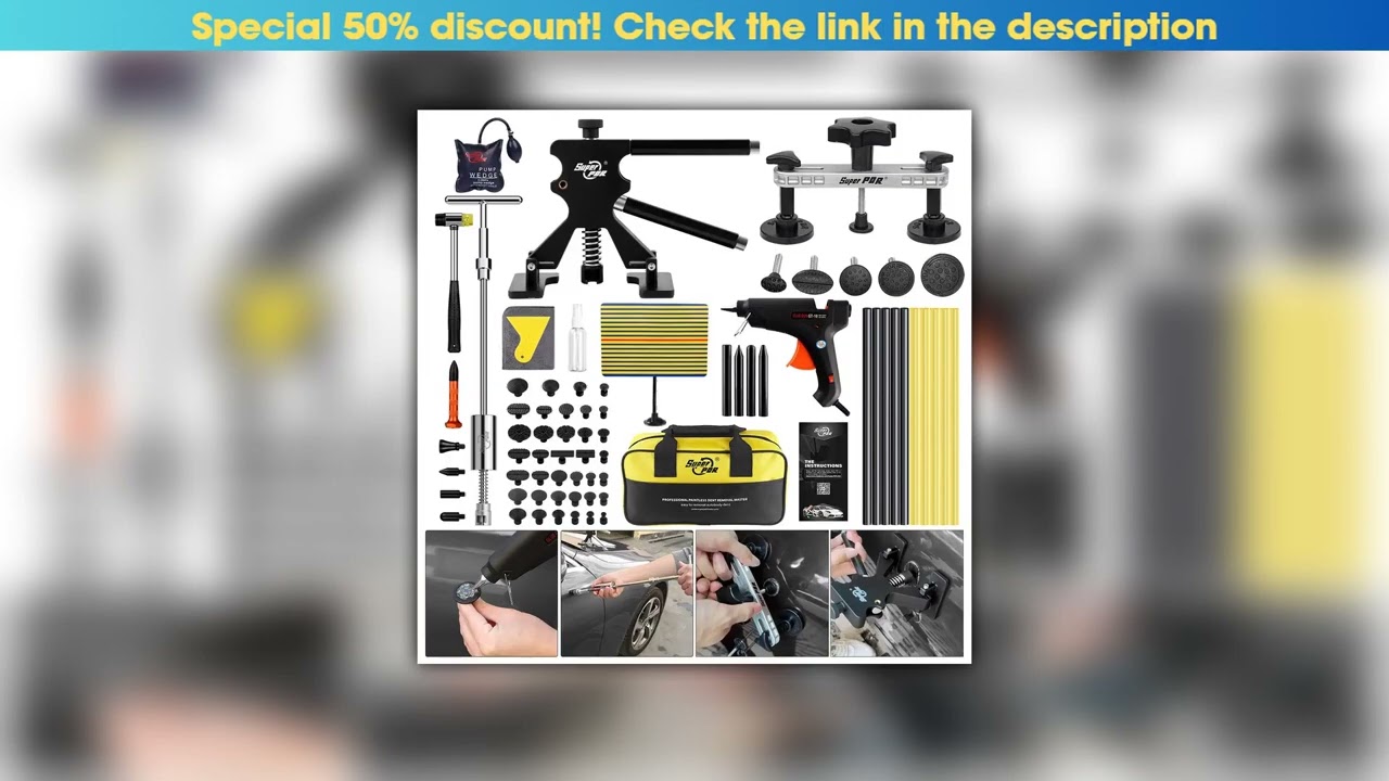 New Arrival Super PDR Car Dent Repair Tools Dent Removal kits Paintless Dent Repair Auto Body Dent•