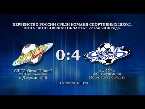 Видео к матчу СШ Орбита-Юниор - УОР №5