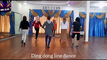 ding dong line dance. choreographer caecilia m. fatruan