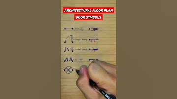 Door Symbols used in Architectural Floor Plans